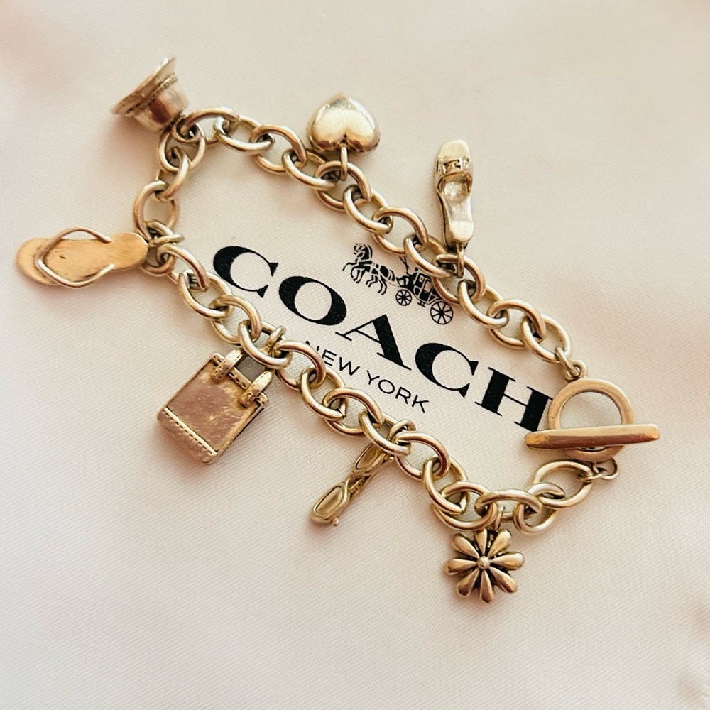 EXTREMELY RARE Coach Charm Bracelet - Picture 6 of 13